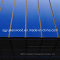 Slatwall Melamine MDF Panel with Aluminum Bar for Display